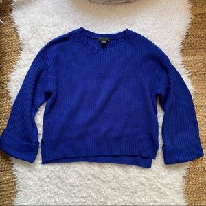 Sanctuary Indigo Blue Knit Sweater Small
